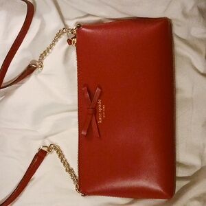 Kate Spade red Sawyer Street Declan crossbody leather handbag~ FREE SHIPPING